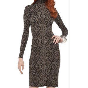 Gray Print Kamalikulture Bodycon Dress